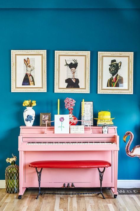 Tour An Apartment That Will Make You Want Turquoise Paint | Quirky .