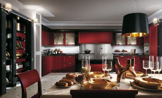 warm and cozy Classic Kitchens Absolute by Scavolini 01.06.11 .