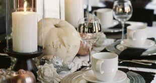 Black And White Thanksgiving Decor Ideas | Thanksgiving table .
