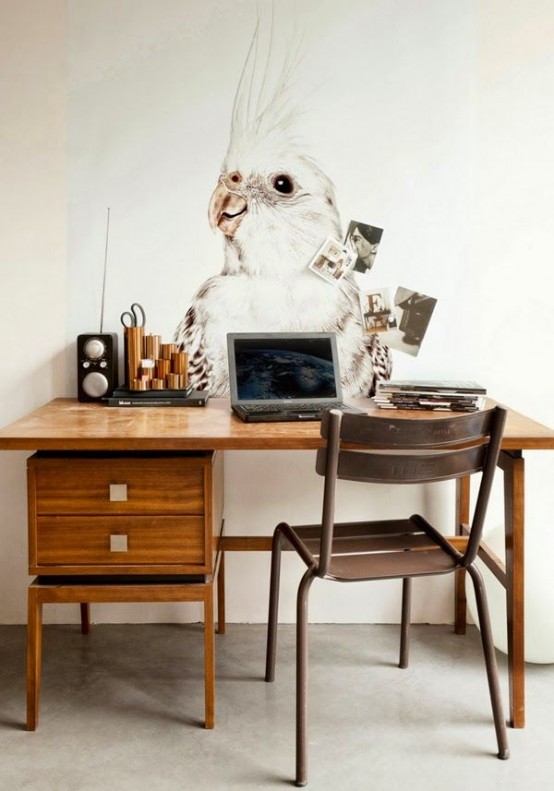 36 Elegant Mid-Century Desks To Get Inspired - DigsDi