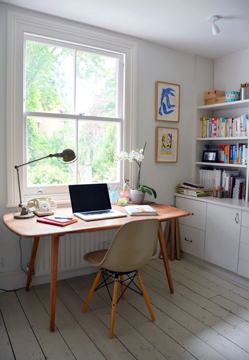 36 Elegant Mid-Century Desks To Get Inspired | Home office decor .