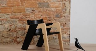 Elegant Self-Assembly IO Chair From Two-Toned Wood - DigsDi