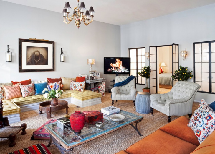 17+ Ethnic Living Room Designs, Ideas | Design Trends - Premium .