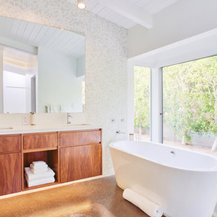 75 Beautiful Concrete Floor Bathroom Pictures & Ideas - September .