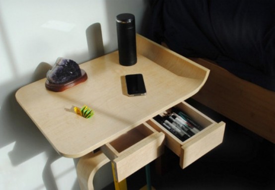 Flexible Industrial Platform Side Table - DigsDi