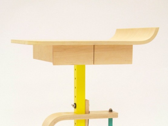Flexible Industrial Platform Side Table