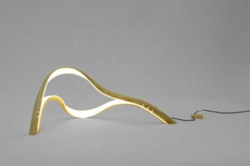 Flexible Minimalist Free Form Lamp | Ahşap masa, Aydinlatmalar, Lam
