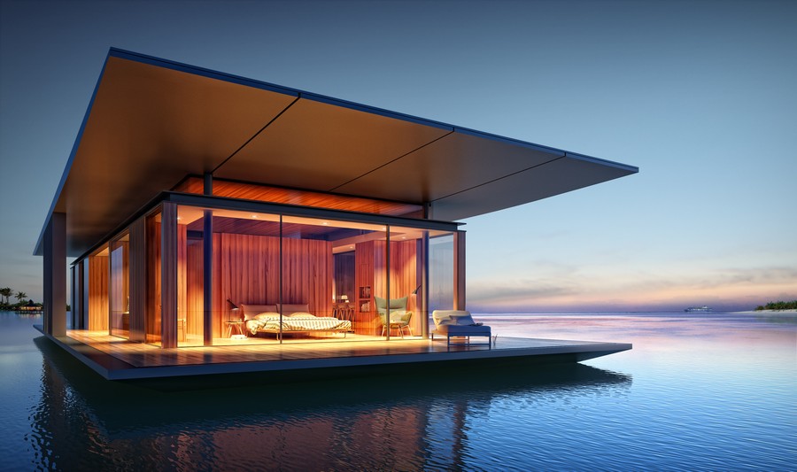 The Floating House - Sustainable Design - e-archite