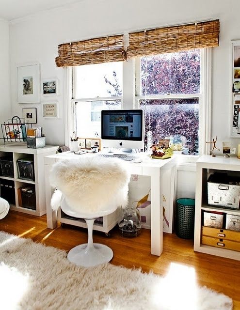 Floppy But Refined Boho Chic Home Office Designs