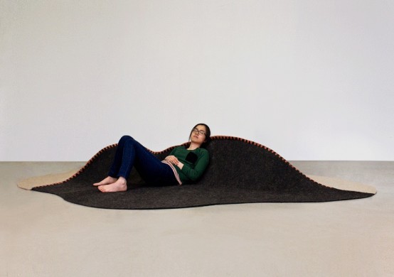 Foam Furniture And Mountain-Inspired Chair By Susan Qiu - DigsDi