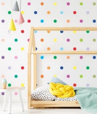 18+ Fun And Bright Polka Dot Home Decor Ideas #PolkaDotHomeDecor .
