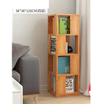 Amazon.com: JX&BOOS Swivel Bookshelf,Floor Rack Simple Bookcase .