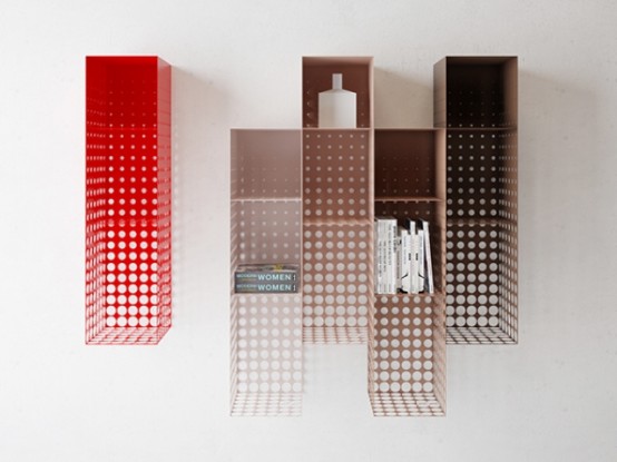 Functional And Very Creative In The Fog Shelving - DigsDi