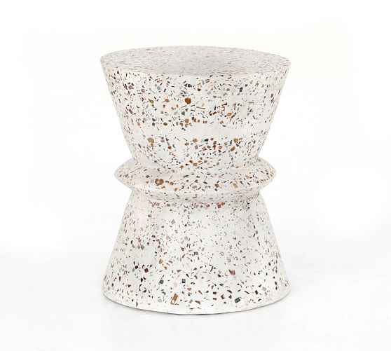 Terrazzo 14.25" Round Accent Table | Pottery Ba