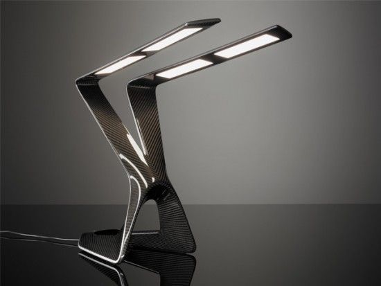 Liternity Victory Carbon Fiber OLED Table Lamp - Office - Home .