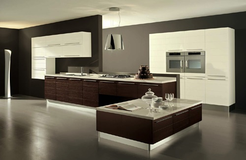 Kitchen Cabinets Design with Smart Space-Saving Solutio