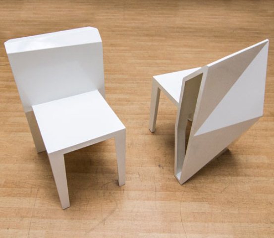 Futuristic Table And Chairs To Hide In It - DigsDi