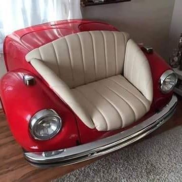 beetle chair (With images) | Car part furniture, Car furniture .