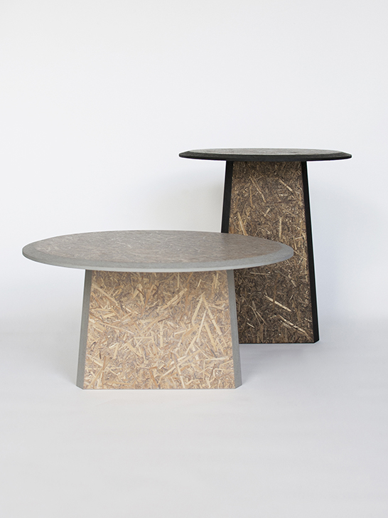 Going Green: Straw Side Tables Of Biodegradable Material - DigsDi