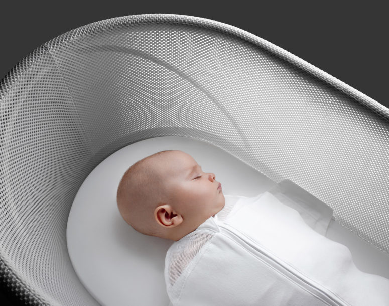 Hi-Tech Snoo Crib Rocks Babies To Sleep - DigsDi