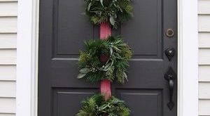 Wreaths Always Look Better On a Black Door — DESIGNED | Door .