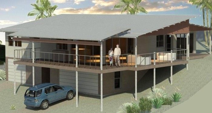 Sloping Block House Designs | Bush and Beach Homes | Houses on .