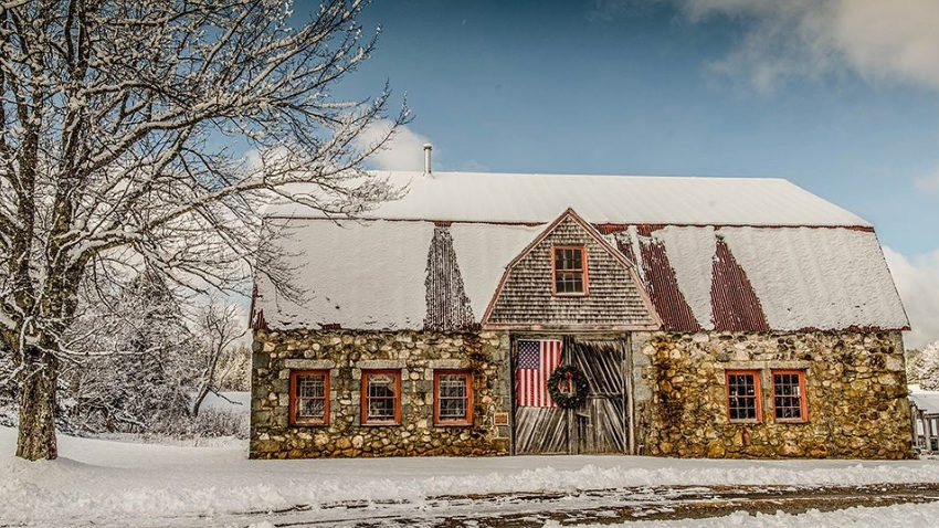 Bar Harbor's Stone Barn - View of the Week | Maine Homes by Down Ea