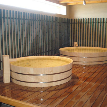Home Spa Wooden Bathtub M-1800 ( Japanese Traditional Style .
