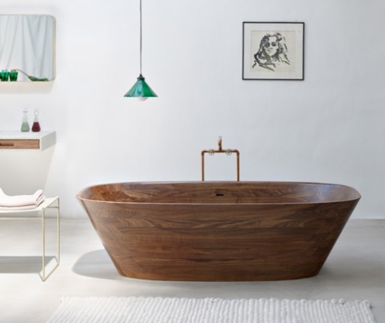 10 Luxurious Wooden Bathtubs For Home Spas - DigsDi