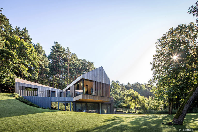 A Wooden House on a Verdant Slo
