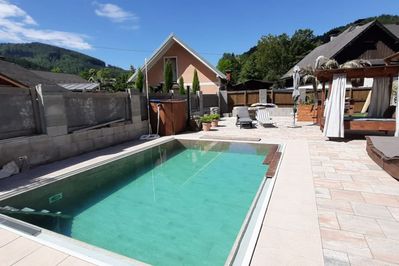 Impressive Holiday Home in Pinsdorf with Swimming Pool - Pinsdo