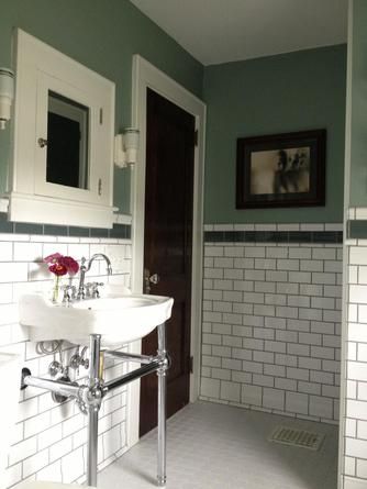 This Old House reader remodel contest, Bathrooms - subway tile .