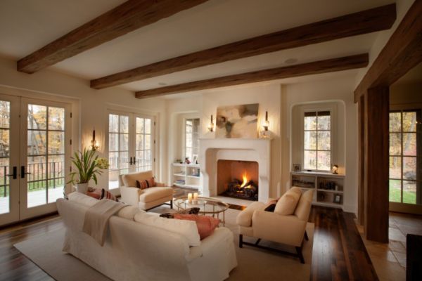 House Exposed Wooden Beams