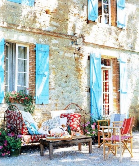 34 Refined Provence-Inspired Terrace Décor Ideas | French country .