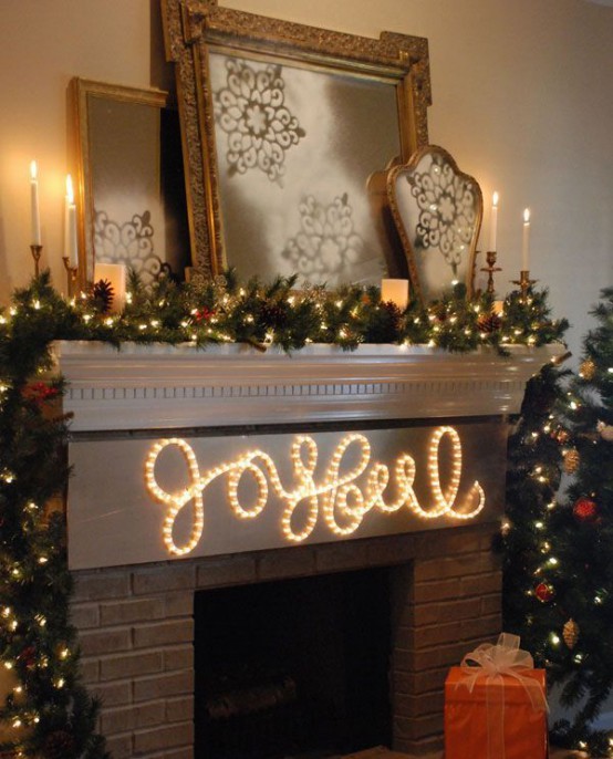 31 Gorgeous Indoor Décor Ideas With Christmas Lights - DigsDi