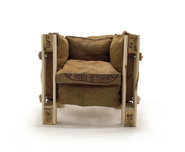 Iconic Le Corbusier Chair Of Recycled Materials
