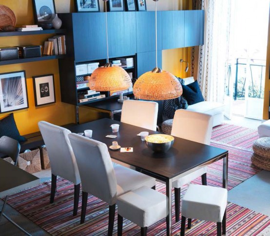 Modern Furniture: IKEA Dining Room Decorating Design Ideas 20