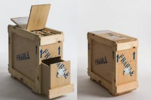 Furniture collection made from shipping crates | Crate furniture .