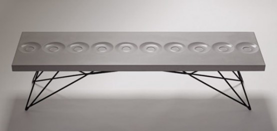 Industrial Furniture Line Of Steel And Concrete By Hard Goods .