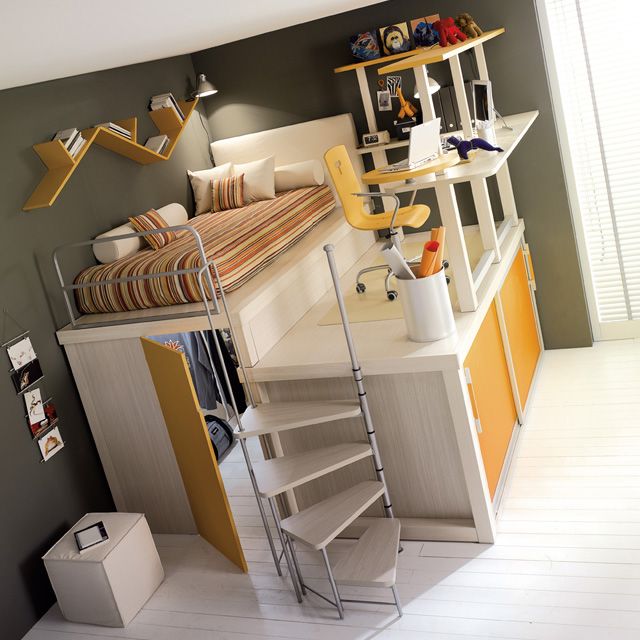 TumideiSpa Storage Bed | Loft spaces, Space saving furniture .