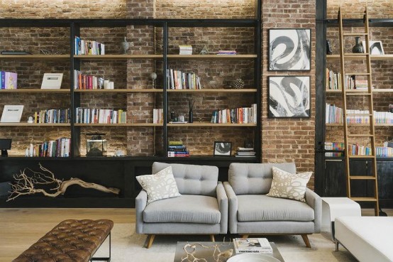 Minimalist Loft Design With Refined Industrial Touches - DigsDi