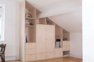 Built in Birch Plywood Cabinet/ Wardrobe | Plywood interior .