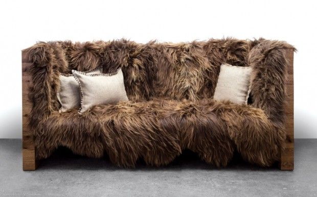 You Won't Notice Wookiee or Ewok Hair on This Chewbacca Sofa .