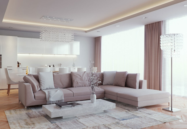 Design collection | Modern Luxury Elegant Living Room Interior .