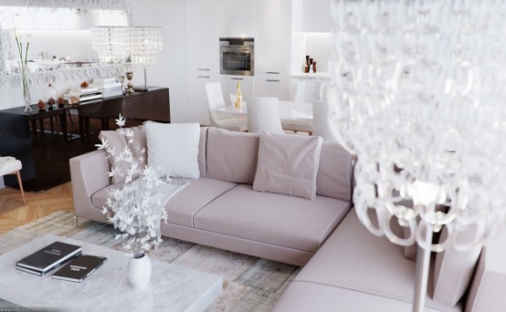 Luxurious And Elegant Living Room Design: Classics Meets Modern .