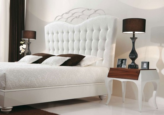 Luxury Bedroom with Beautiful White Bed by MobilFresno - DigsDi