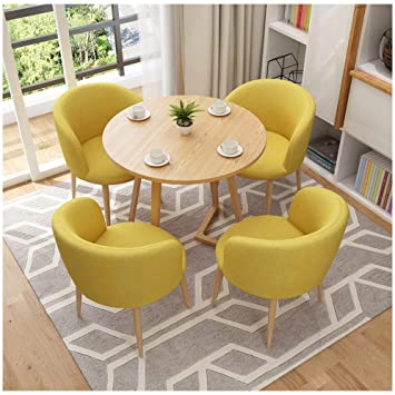 Amazon.com - Cafe Tables and Chairs Casual Modern Minimalist .