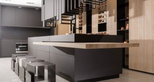 Modern And Sculptural Cut Kitchen With Personality - DigsDi