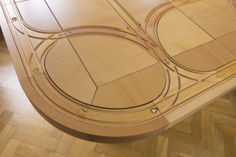 Stunning Dining Table With A Railway Road Your Kids Can Play With .