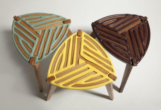 Modern Stools Made Using Unique 75 Control Process